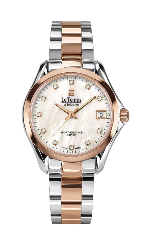 SPORT ELEGANCE LADY 33 SAPHIR QUARZ WATCH 100M