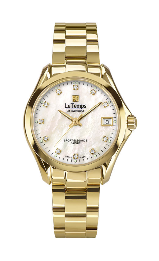 SPORT ELEGANCE LADY 33 SAPHIR QUARZ WATCH 100M